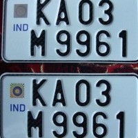 Number Plate Painting