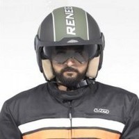 RAIDER Helmet Open Face MATT Design Olive