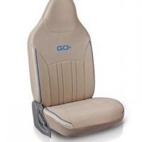 Seat Cover Fabric - Beige Plus Blue Piping