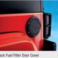 Black Fuel Filler Door Cover