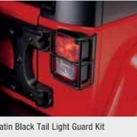Satin Black Tail Light Guard Kit