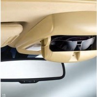 Auto dimming IRVM and Sunglass holder