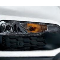 Fog lamps with integrated turn indicators